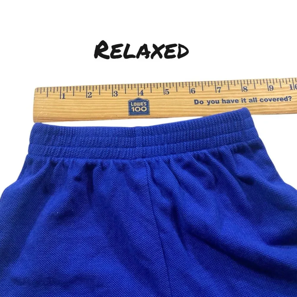 Vintage Buddy Boys Baby Boy 2pc Polo Shorts Set 18 Months Train Embroidered 90s